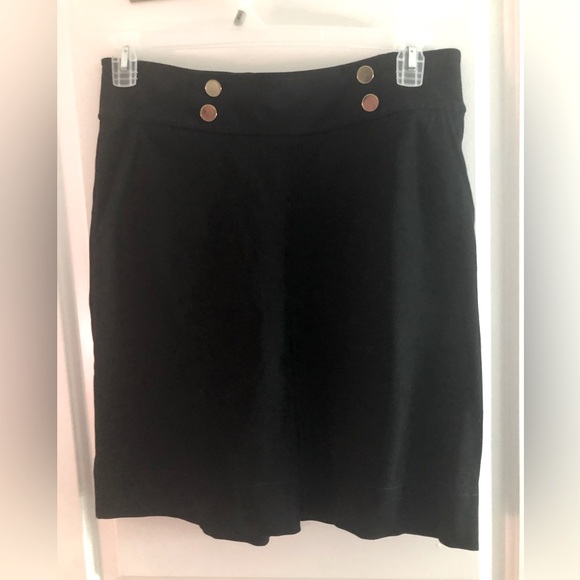 Ann Taylor sz 8 black skirt GUC - Picture 1 of 4